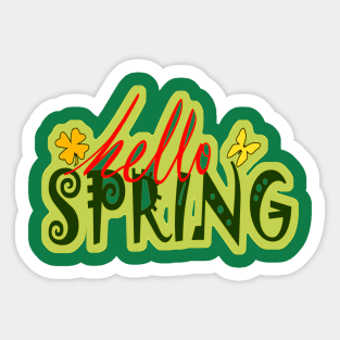 spring design Sticker